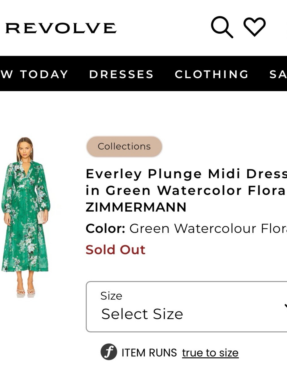 Zimmermann Everley Plunge floral linen midi dress - Picture 14 of 14